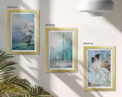 Zidna galerija slika apstraktni portret plesača na brodu