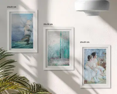 Zidna galerija slika apstraktni portret plesača na brodu