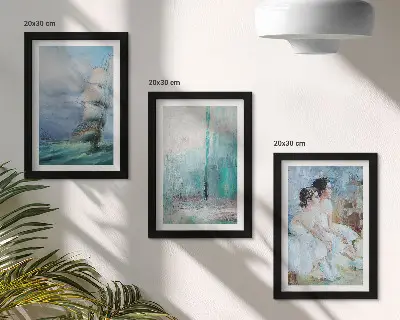 Zidna galerija slika apstraktni portret plesača na brodu