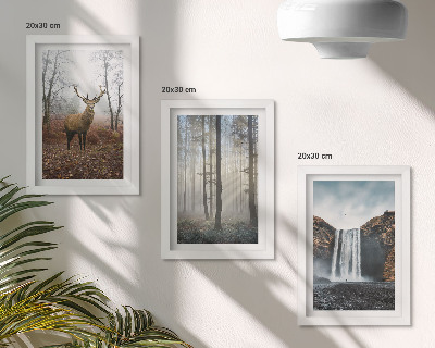 Zidna galerija slika Šumski krajolici divlja priroda jelen