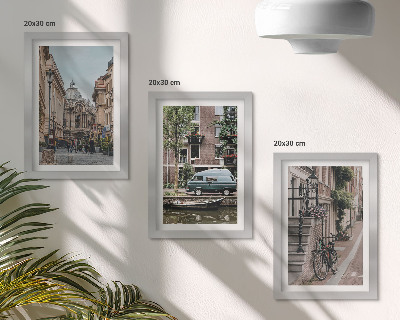 Zidna galerija slika Mirni pogledi na gradske zgrade