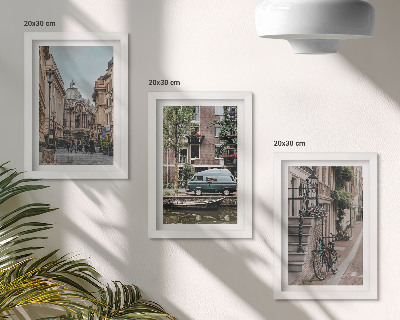 Zidna galerija slika Mirni pogledi na gradske zgrade