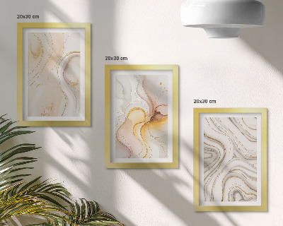 Zidna galerija slika Apstraktni topli uzorci elegantni motivi