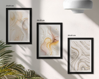 Zidna galerija slika Apstraktni topli uzorci elegantni motivi