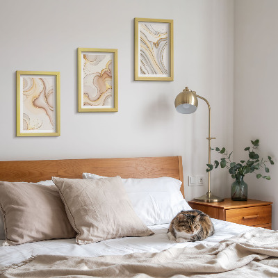 Komplet slika u okviru Linearni apstraktni motivi elegantnog ukrasa