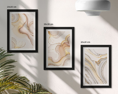 Komplet slika u okviru Linearni apstraktni motivi elegantnog ukrasa