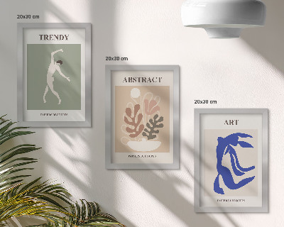 Zidna galerija slika Elegantni posteri s figurama i biljkama Henrija Matissea