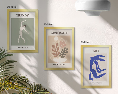Zidna galerija slika Elegantni posteri s figurama i biljkama Henrija Matissea