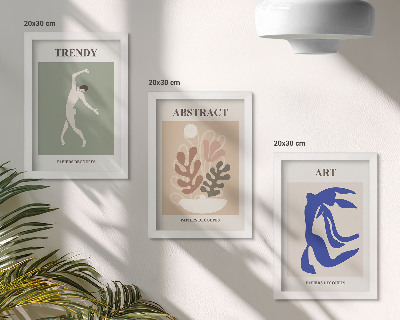 Zidna galerija slika Elegantni posteri s figurama i biljkama Henrija Matissea