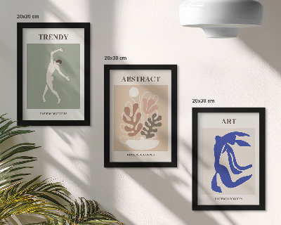 Zidna galerija slika Elegantni posteri s figurama i biljkama Henrija Matissea