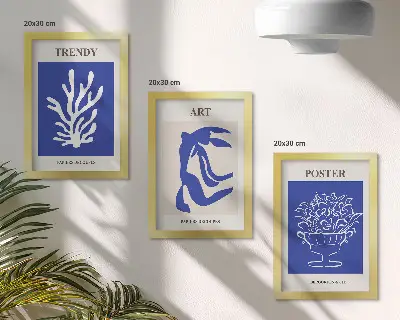 Zidna galerija slika apstraktni umjetnički plakati Henrija Matissea