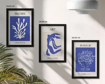 Zidna galerija slika apstraktni umjetnički plakati Henrija Matissea