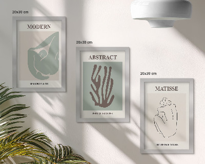 Zidna galerija slika Elegantne slike s apstraktnim motivima Henrija Matissea