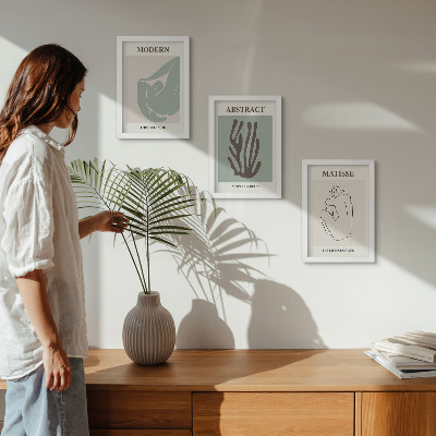 Zidna galerija slika Elegantne slike s apstraktnim motivima Henrija Matissea