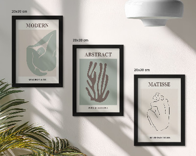 Zidna galerija slika Elegantne slike s apstraktnim motivima Henrija Matissea