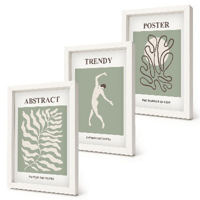 Komplet slika u okviru Biljni uzorci u nijansama zelene, autor Henri Matisse