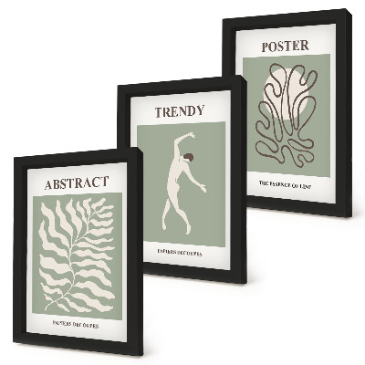 Komplet slika u okviru Biljni uzorci u nijansama zelene, autor Henri Matisse