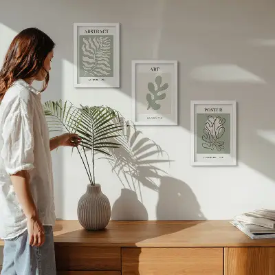 Zidna galerija slika s cvjetnim motivima Henrija Matissea