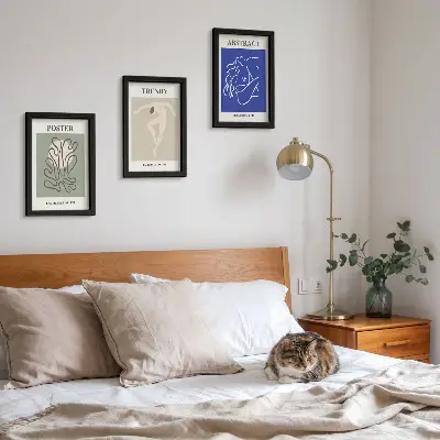 Pastelne ilustracije Henrija Matissea set od 3 slike u okviru