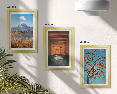 Zidna galerija slika Japanski pejzaži, priroda i arhitektura Azije