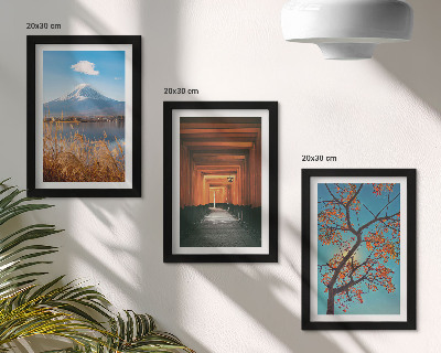 Zidna galerija slika Japanski pejzaži, priroda i arhitektura Azije