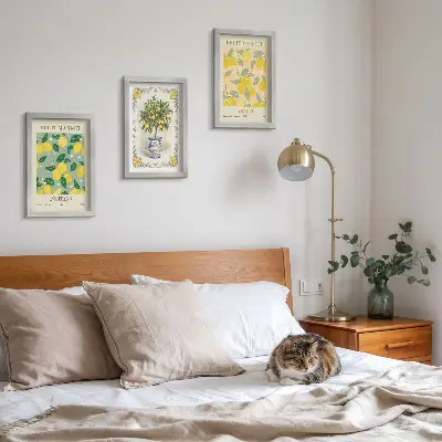 Talijanski posteri s motivima citrusa i voća set od 3 slike u okviru