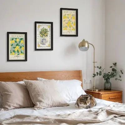 Talijanski posteri s motivima citrusa i voća set od 3 slike u okviru