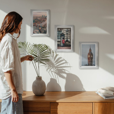 Zidna galerija slika Pogled na London s mostom i čuvarom Big Bena