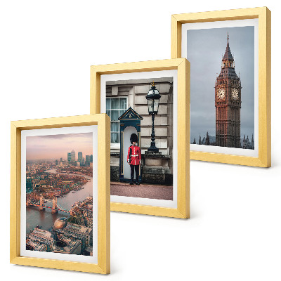 Zidna galerija slika Pogled na London s mostom i čuvarom Big Bena