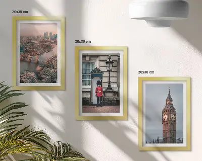 Zidna galerija slika Pogled na London s mostom i čuvarom Big Bena