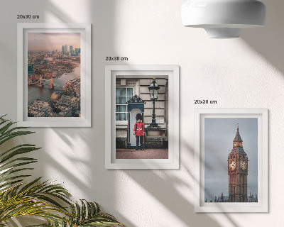 Zidna galerija slika Pogled na London s mostom i čuvarom Big Bena