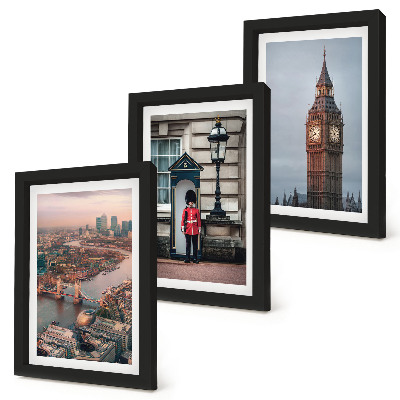 Zidna galerija slika Pogled na London s mostom i čuvarom Big Bena