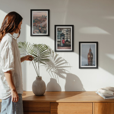Zidna galerija slika Pogled na London s mostom i čuvarom Big Bena