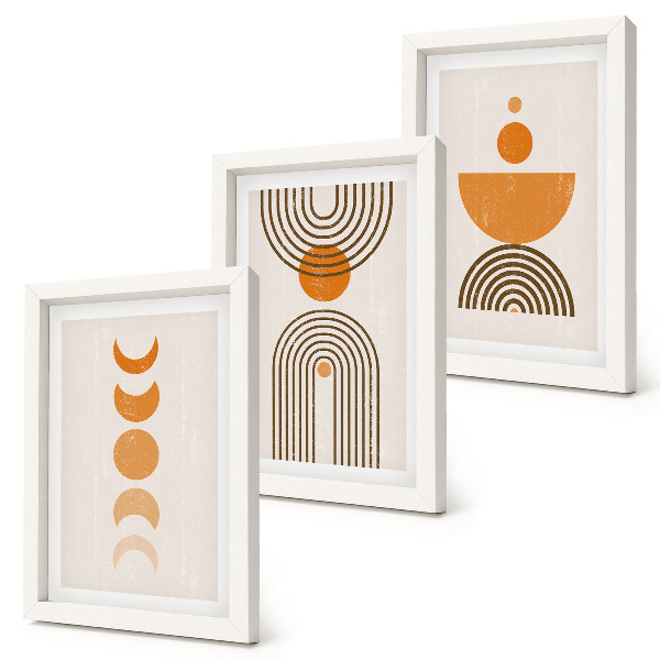 Zidna galerija slika Boho minimalistički dekorativni dizajn