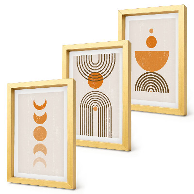 Zidna galerija slika Boho minimalistički dekorativni dizajn