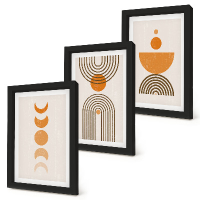 Zidna galerija slika Boho minimalistički dekorativni dizajn