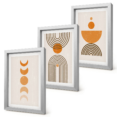 Zidna galerija slika Boho minimalistički dekorativni dizajn