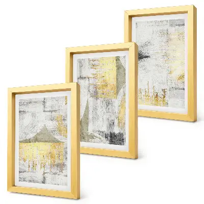 Zidna galerija slika s apstraktnim minimalističkim modernim uzorcima