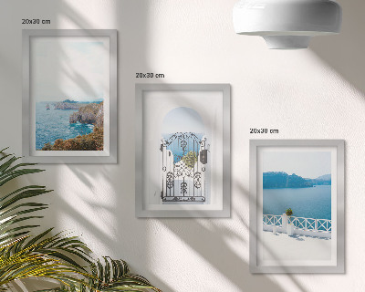 Zidna galerija slika Pogled na more s grčkom arhitekturom