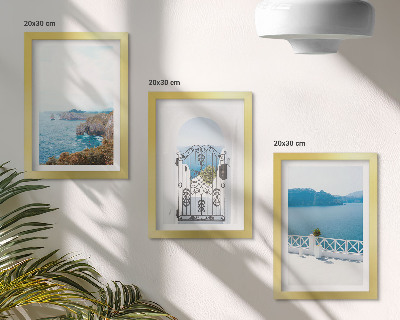 Zidna galerija slika Pogled na more s grčkom arhitekturom