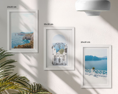 Zidna galerija slika Pogled na more s grčkom arhitekturom