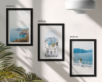 Zidna galerija slika Pogled na more s grčkom arhitekturom