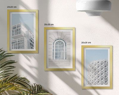 Zidna galerija slika Moderna arhitektura, minimalizam i geometrija