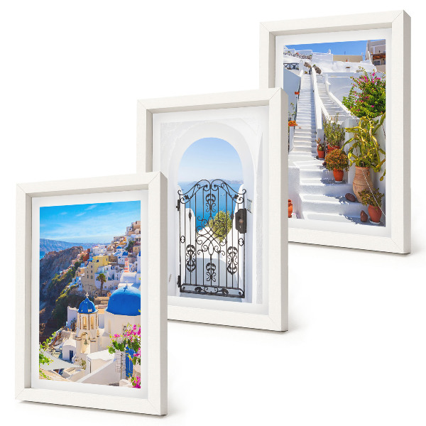 Zidna galerija slika Pogled na Santorini, grčku arhitekturu Oie