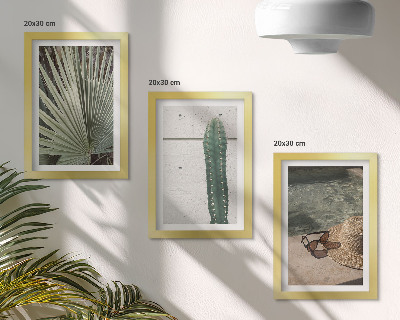 Zidna galerija slika Tropske biljke i pribor za odmor uz vodu