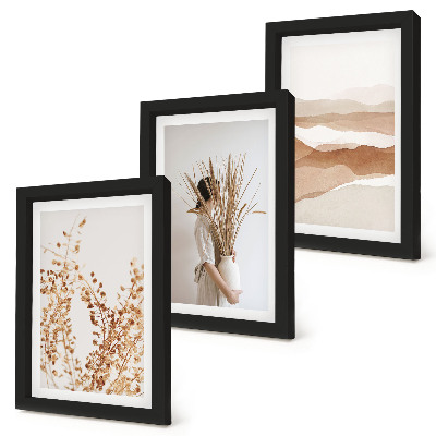 Zidna galerija slika Biljni motivi apstraktni rustikalni boho stil
