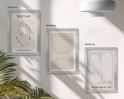 Komplet slika u okviru Elegantne linije i minimalistički oblici u neutralnim tonovima