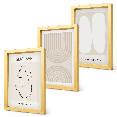 Komplet slika u okviru Elegantne linije i minimalistički oblici u neutralnim tonovima