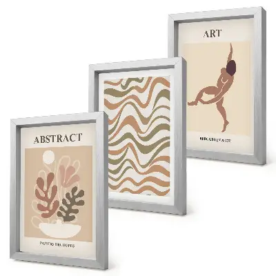 Zidna galerija slika boho apstraktni oblici i uzorci u stilu Matissea