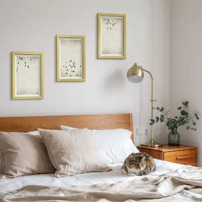 Komplet slika u okviru minimalistički motiv ptica u letu